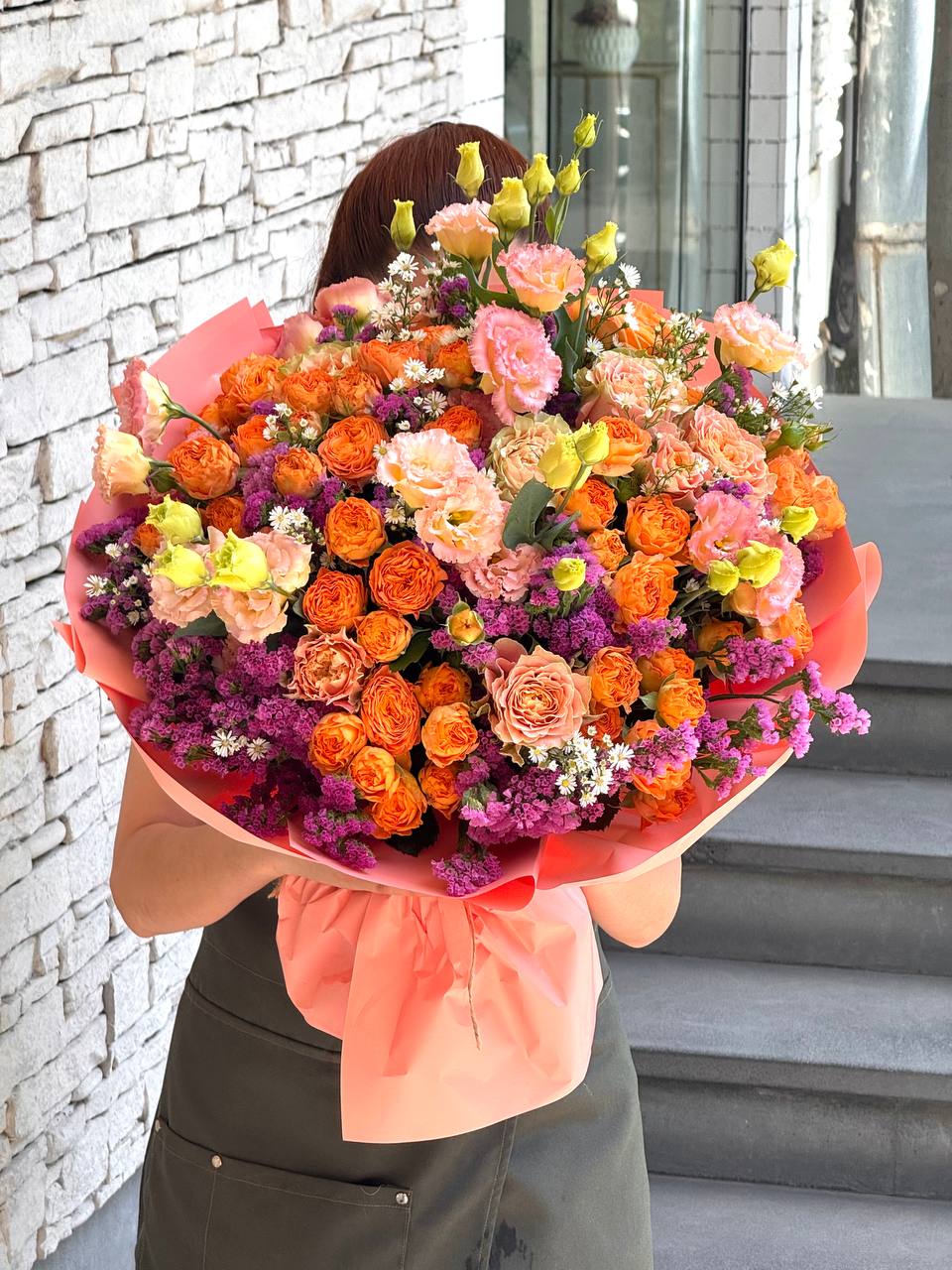 Նարնջագույն վարդերի փունջ - Image 1 of 1 | Avenue Des Fleurs