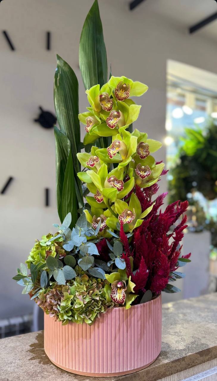 Orchid Floral Composition - Image 1 of 1 | Avenue Des Fleurs